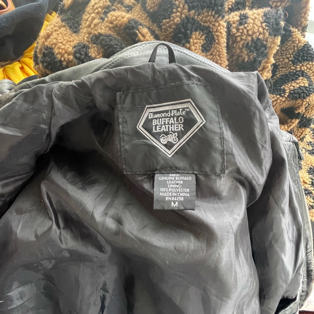 Leather Biker Jacket - Picture 5 of 5